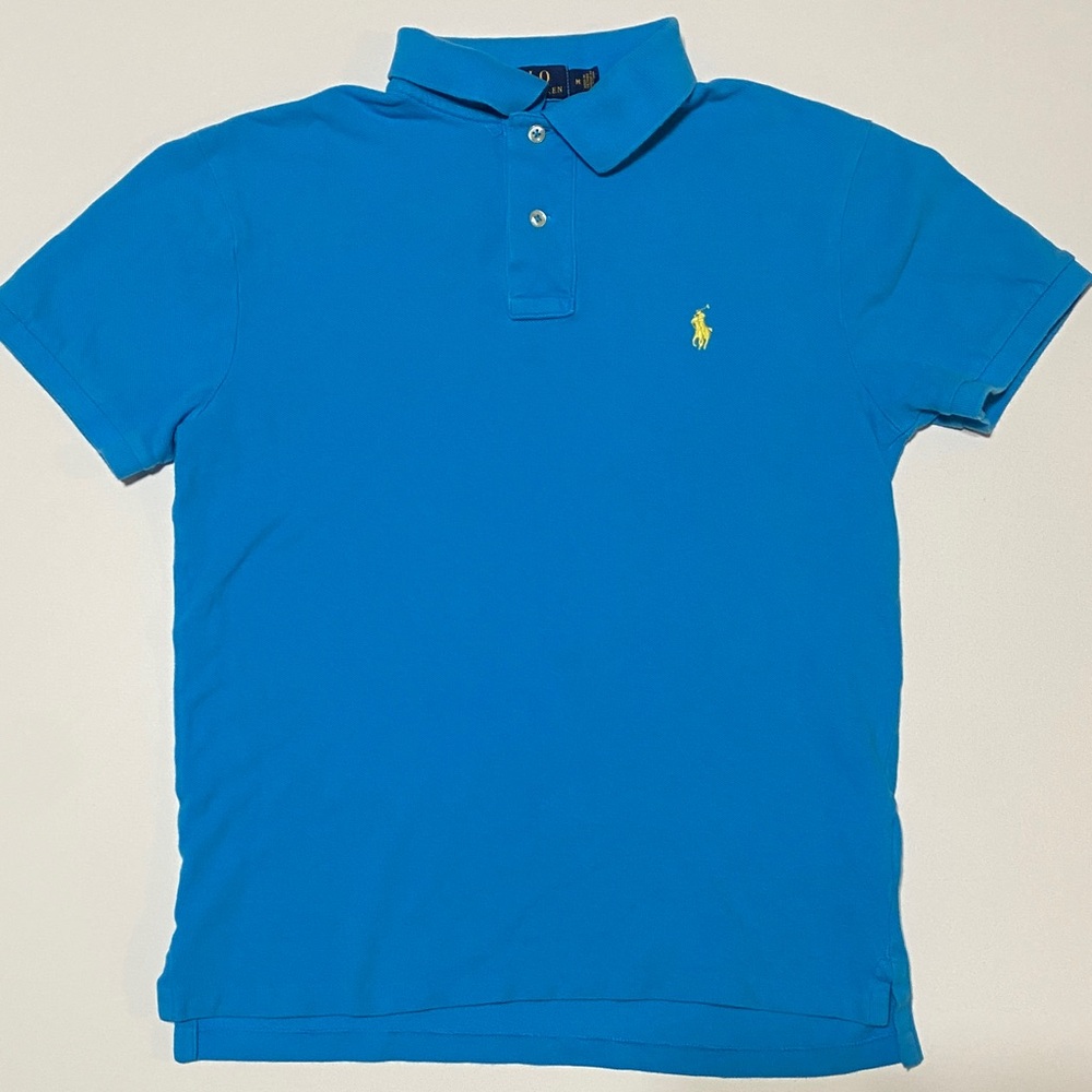 Men's Polo Ralph Lauren Slim Fit Shirt  Blue Size M